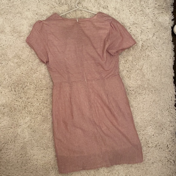 Red and white striped t-shirt, Aline sundress - Picture 3 of 4